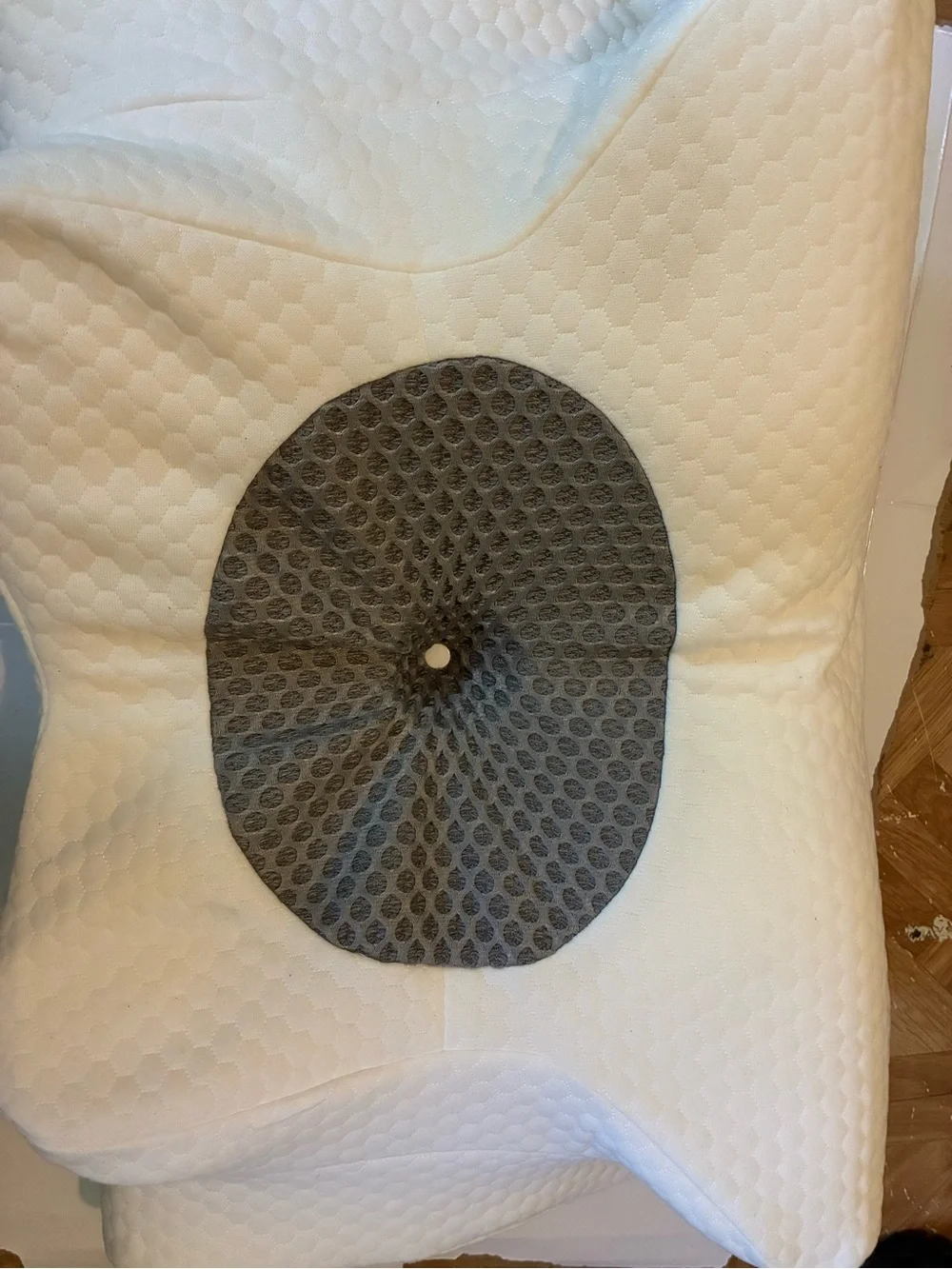 Contour Support Pillow with Breathable White Cover
